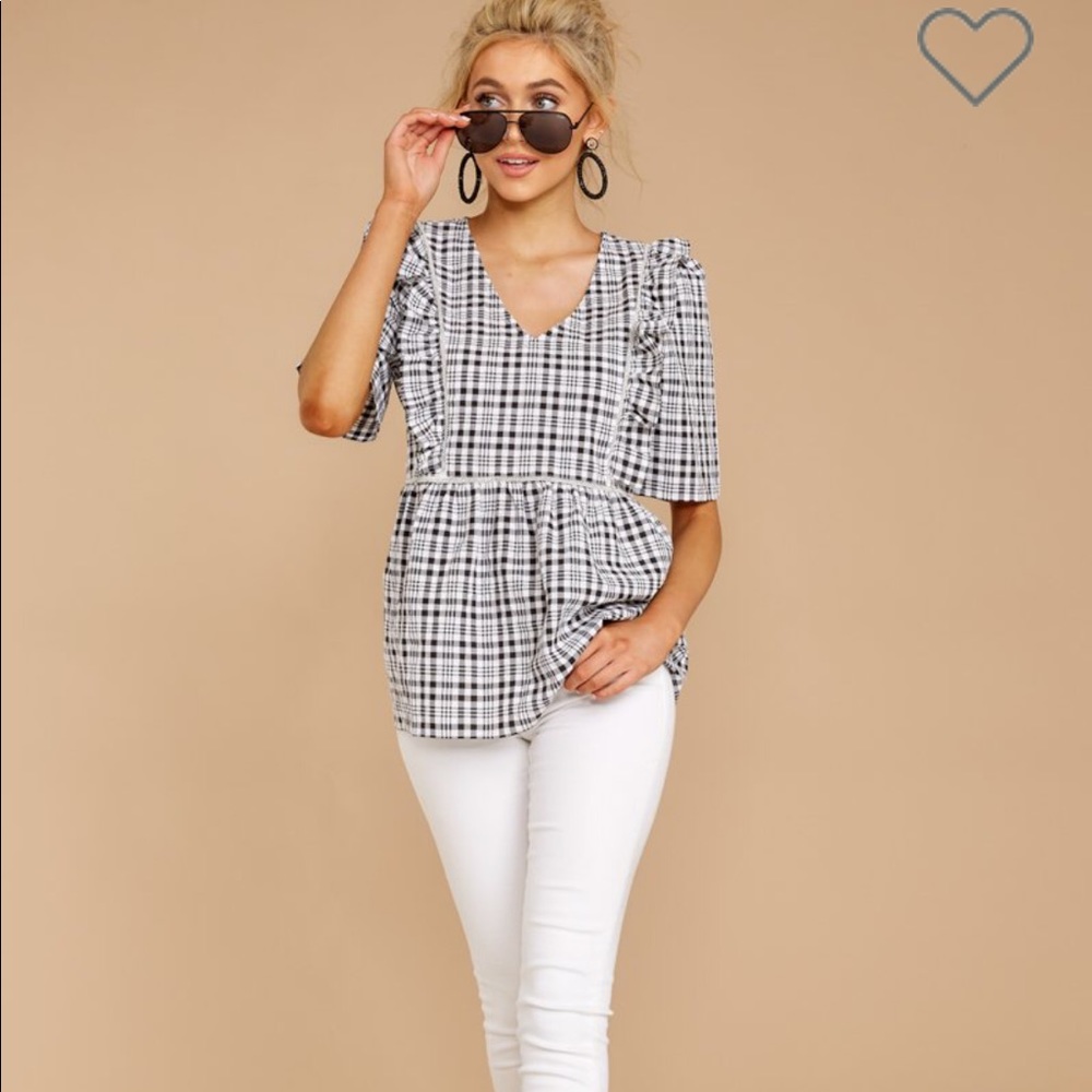 Checkered top